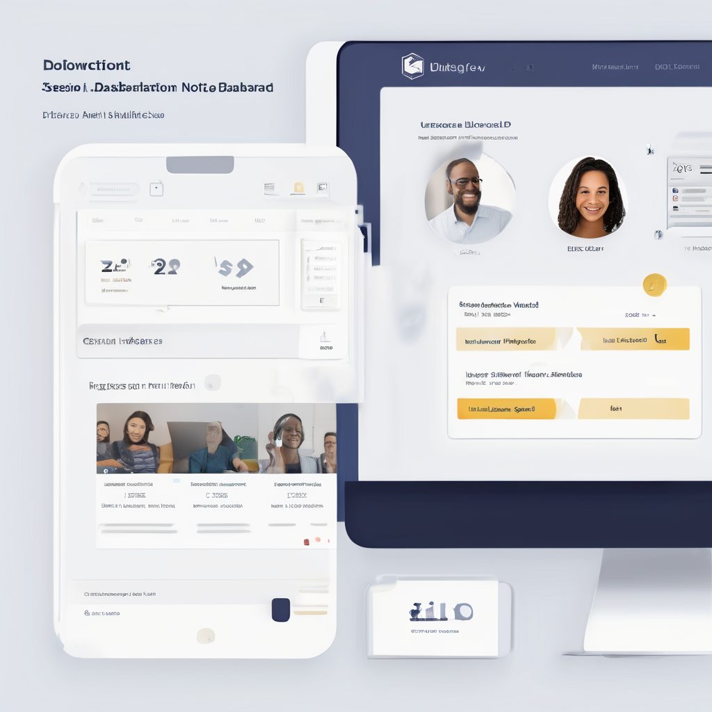A modern web dashboard showing a $25 notarization session in progress, with document upload, video call, and secure verification icons.