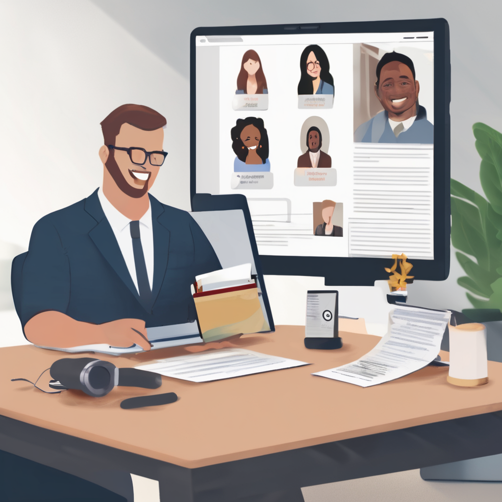 A secure online notarization session in progress.